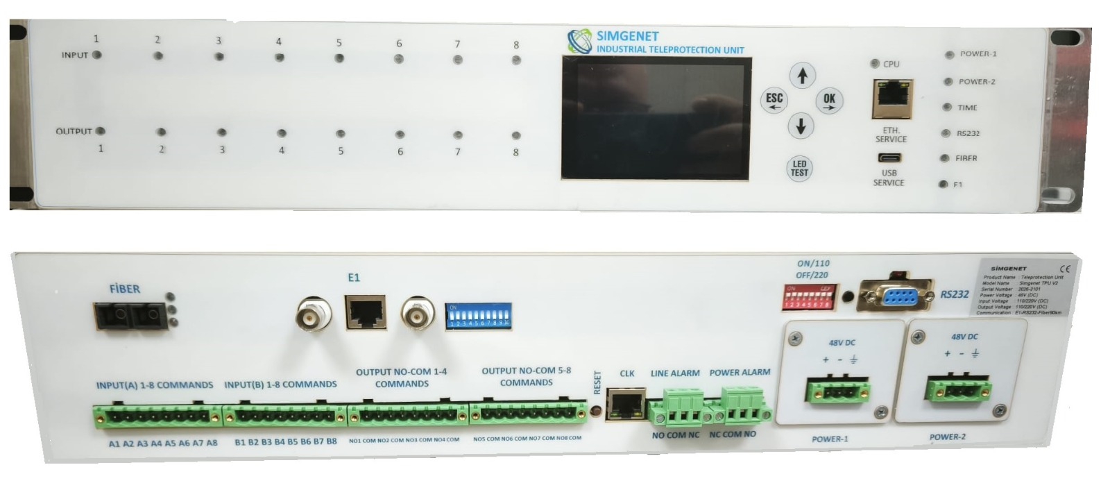 Simgenet Endüstriyel Teleprotection Unit V2