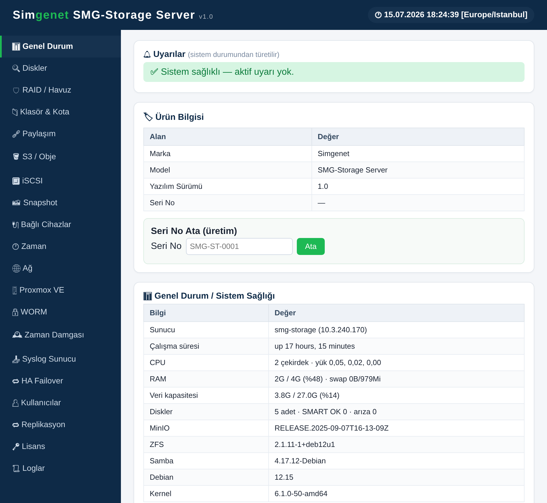 Simgenet SMG Unified Storage Server