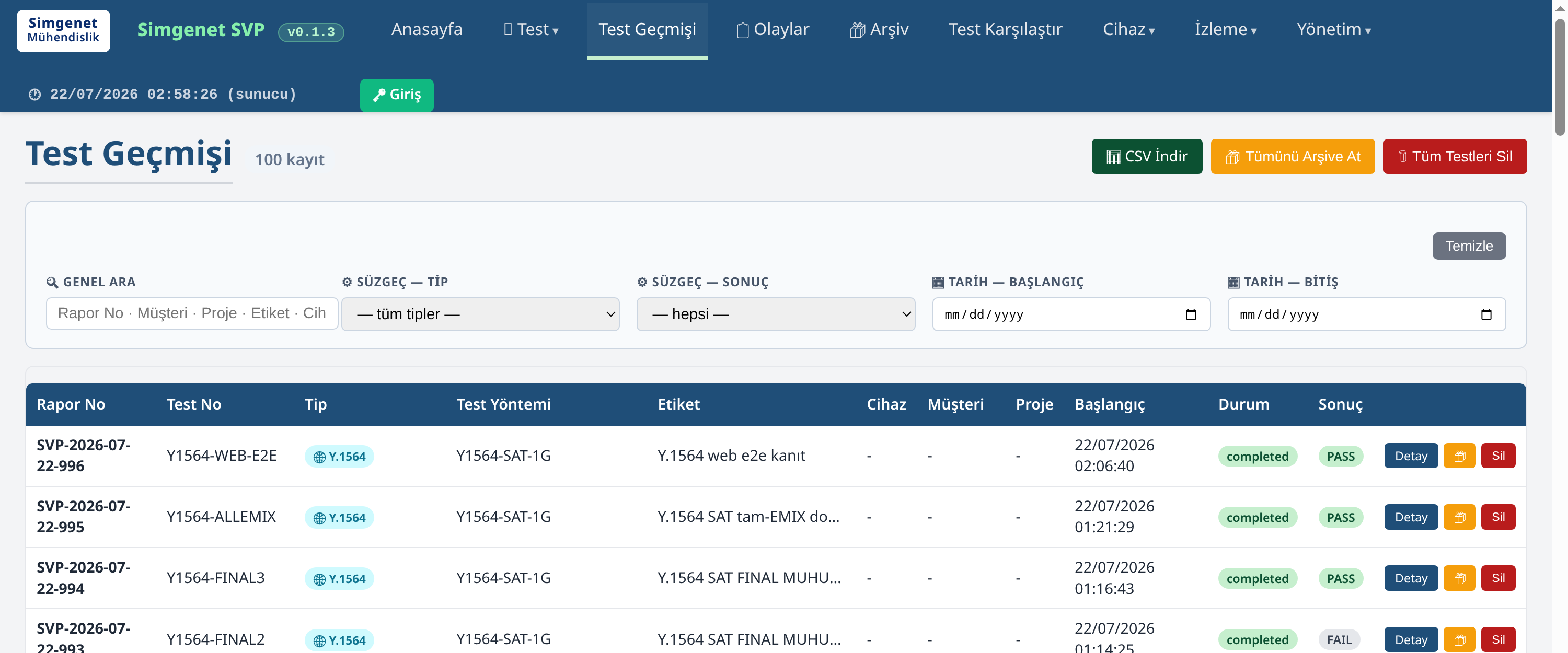 Simgenet SVP Validation Platform — Image 3